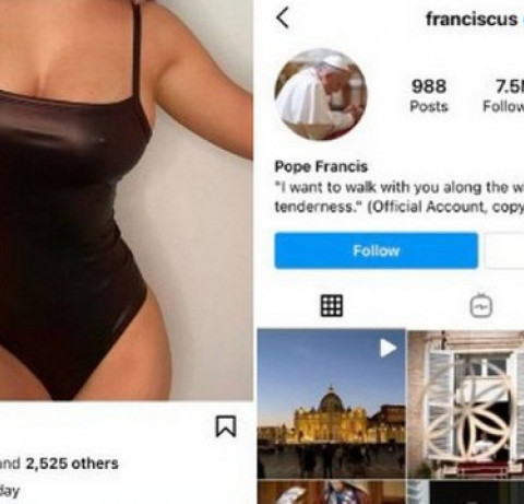 Vaticano arquivou o caso do "gosto" que Papa colocou em foto de modelo