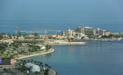 Vista do Oceano Atlântico a partir de Angola