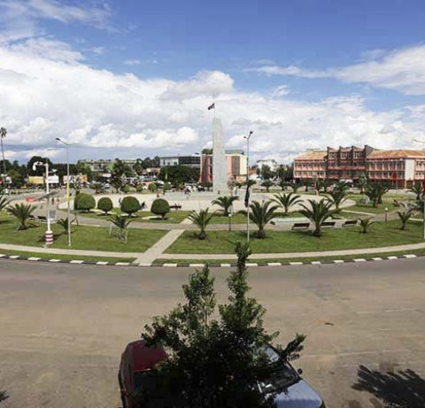 Vista da cidade do Huambo