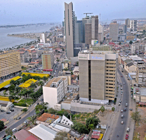 Vista da cidade de Luanda