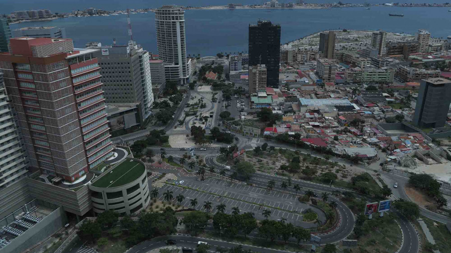 Vista da cidade de Luanda