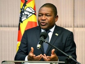 Presidente de Moçambique, Filipe Nyusi - DR