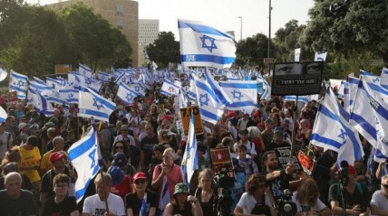 Manifestação em Israel - DR