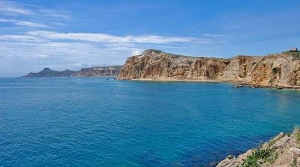 Praia da baía azul, em Benguela - DR