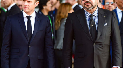 Emmanuel Macron e Mohammed VI  - DR