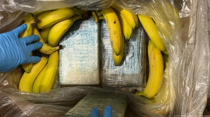 Polícia espanhola apreende 13 toneladas de cocaína escondidas em bananas - DR