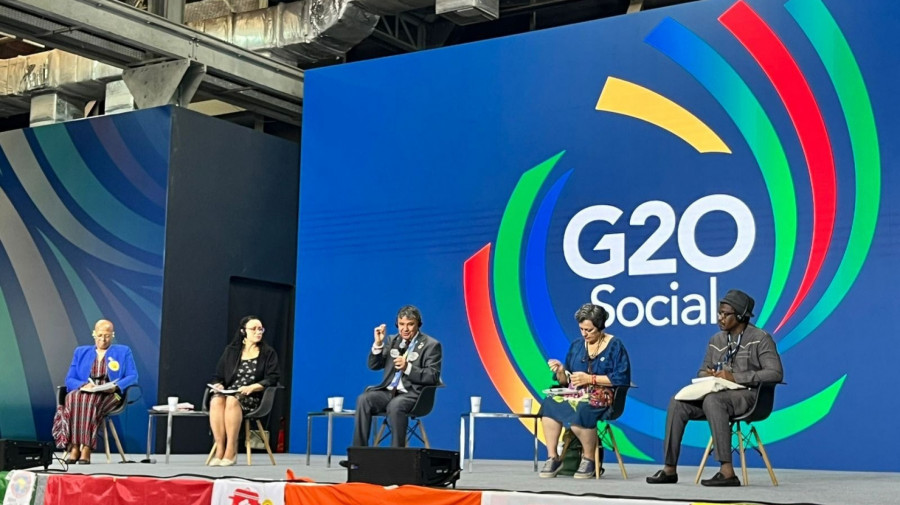 Encontro das organizações da sociedade civil do G20