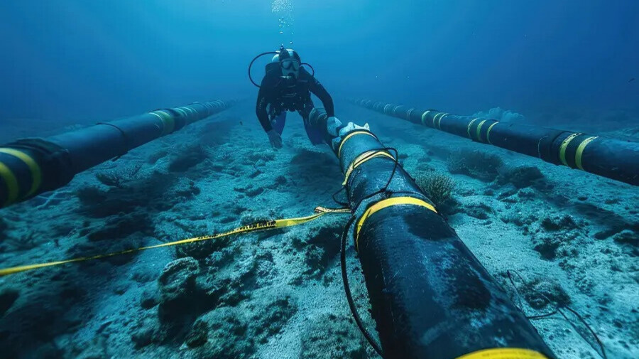 União Europeia suspeita sabotagem de cabos submarinos no Mar Báltico