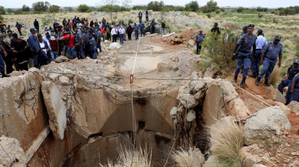 Polícia sul-africana termina operação de salvamento de garimpeiros - DR